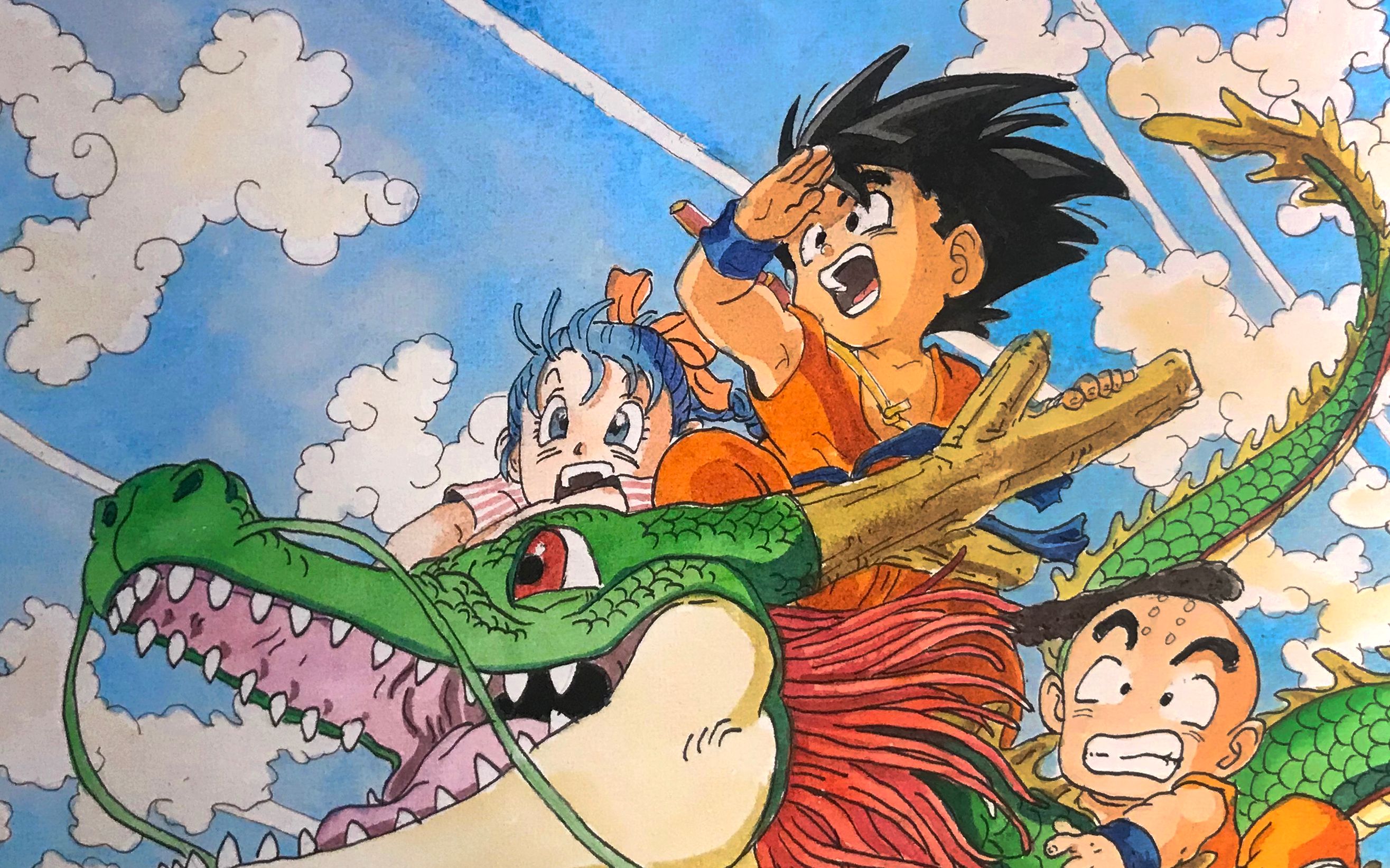 【水彩】手绘龙珠童年回忆