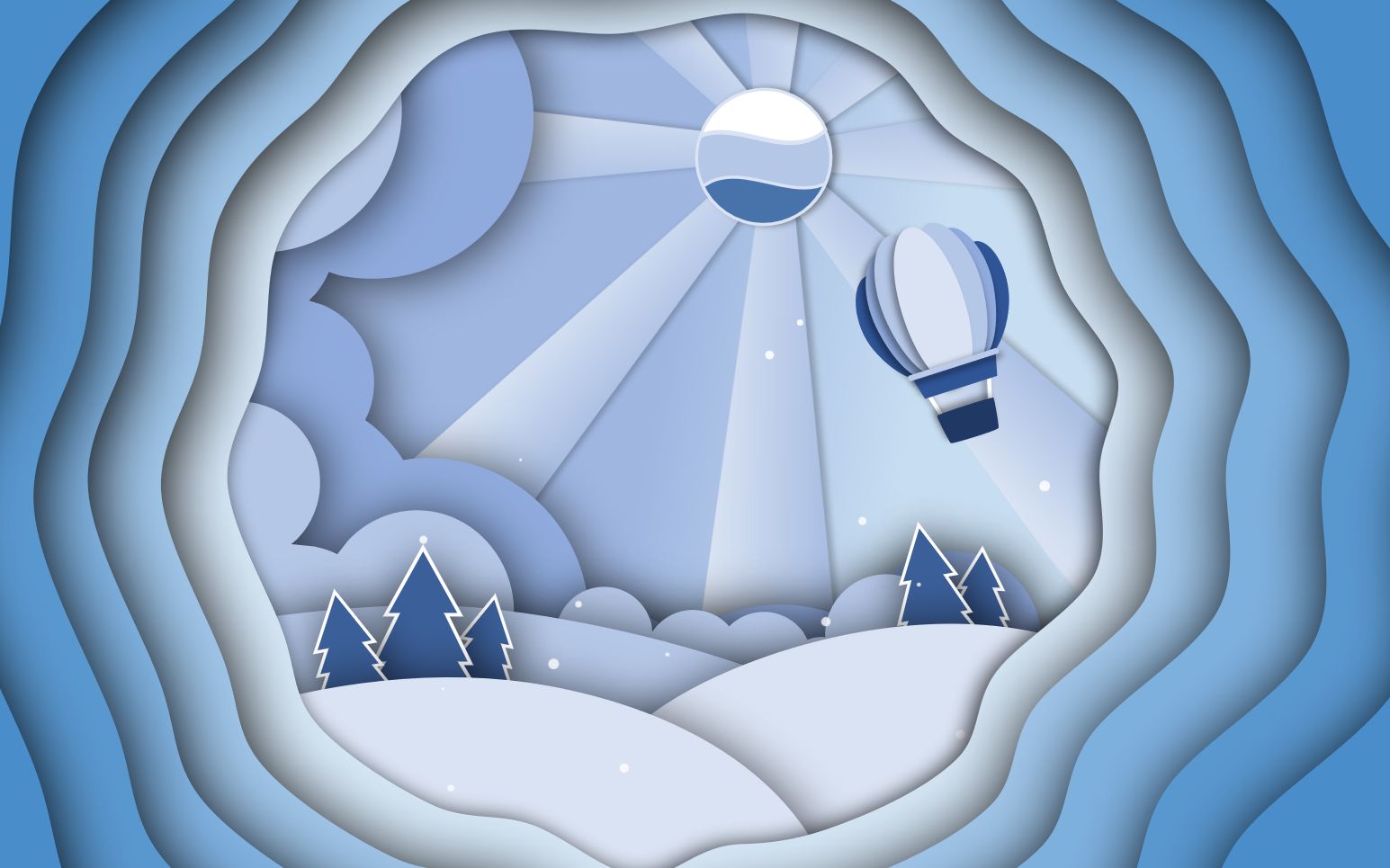 【ppt动画教程】冬日的雪