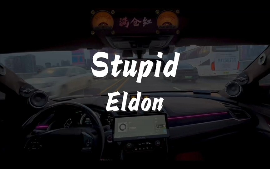 《Stupid》Eldon 超4千瓦主动四分频汽车音响听歌录制哔哩哔哩bilibili