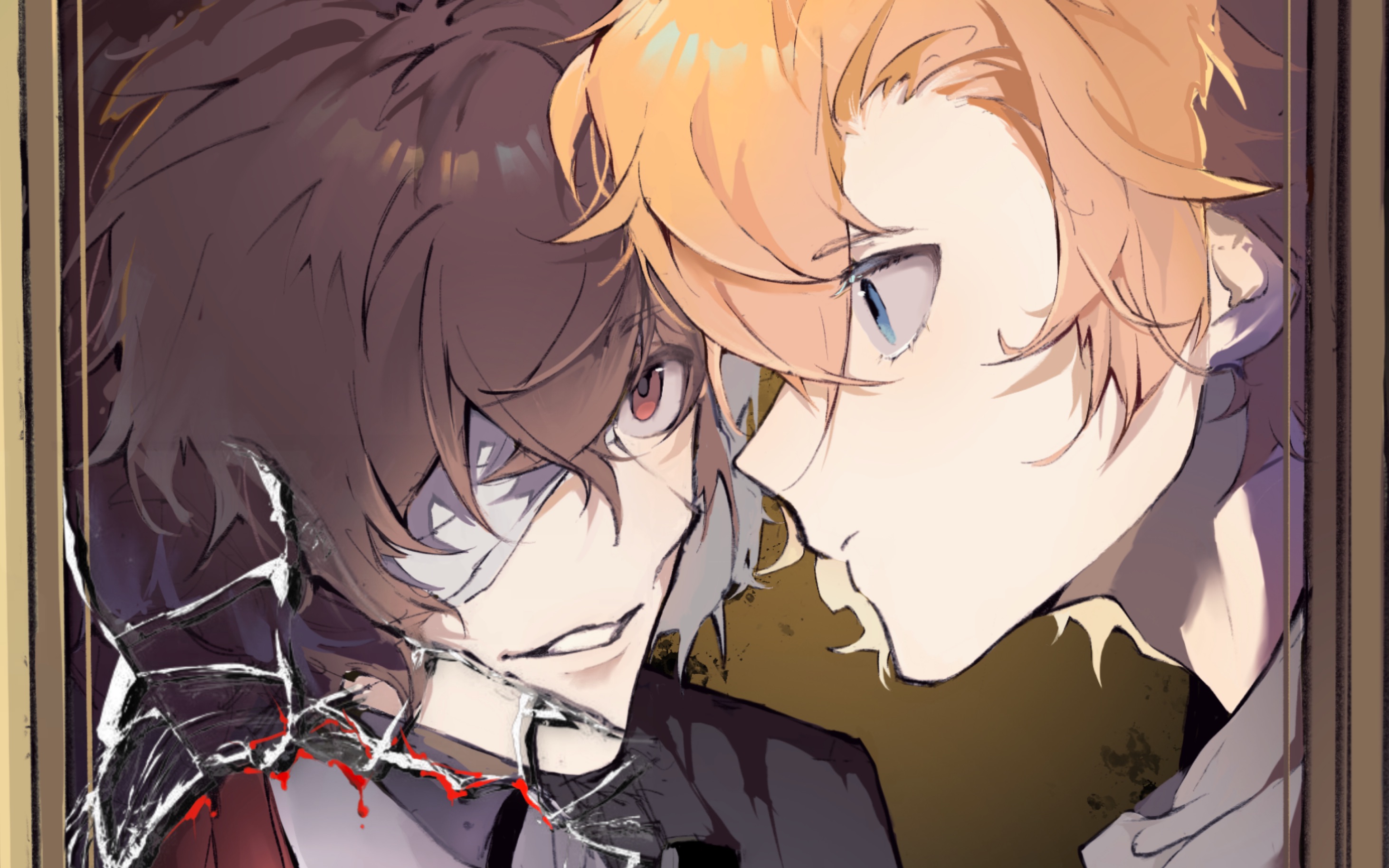 【procreate】【双黑太中】i hate you so much…[绘画过程]