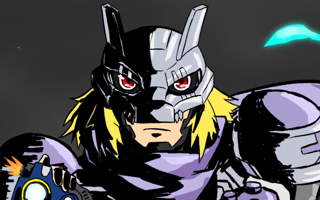 【绘画过程】武装进化光之斗士——野狼兽