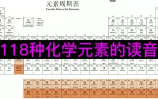 元素周期表默写 哔哩哔哩 Bilibili