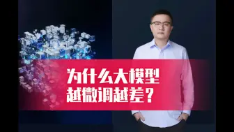 Download Video: 为什么大模型越微调越差？