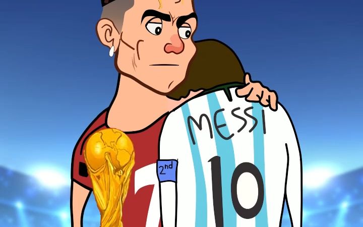 平行世界另一头的梅西和c罗