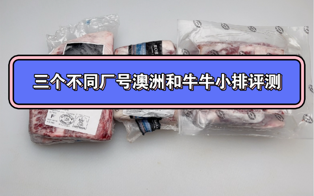 澳洲三个不同厂号和牛牛小排分割工艺及切法详解哔哩哔哩bilibili