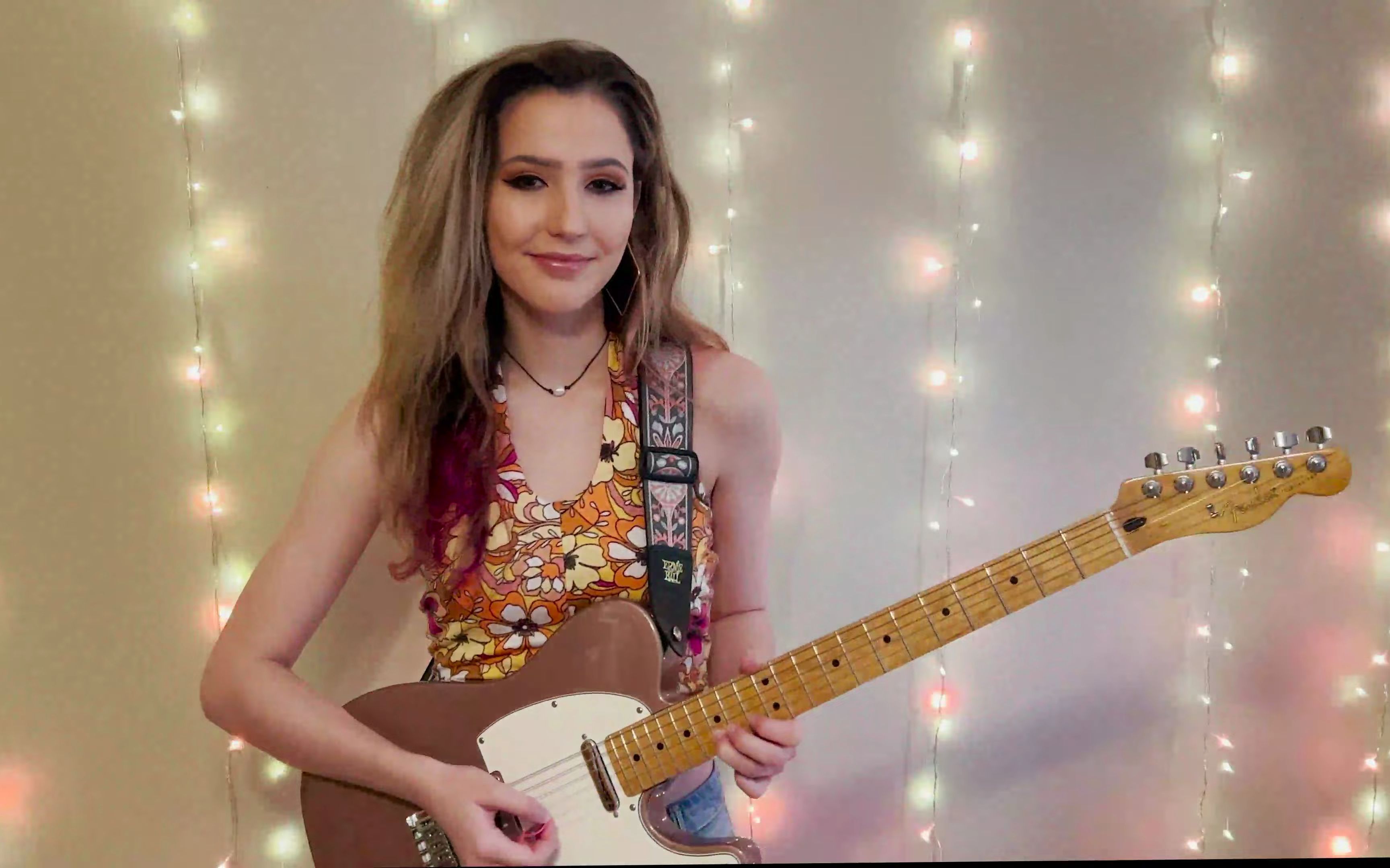 【电吉他】女吉他手《gonna fly now》电影《洛基》主题曲 by guitar