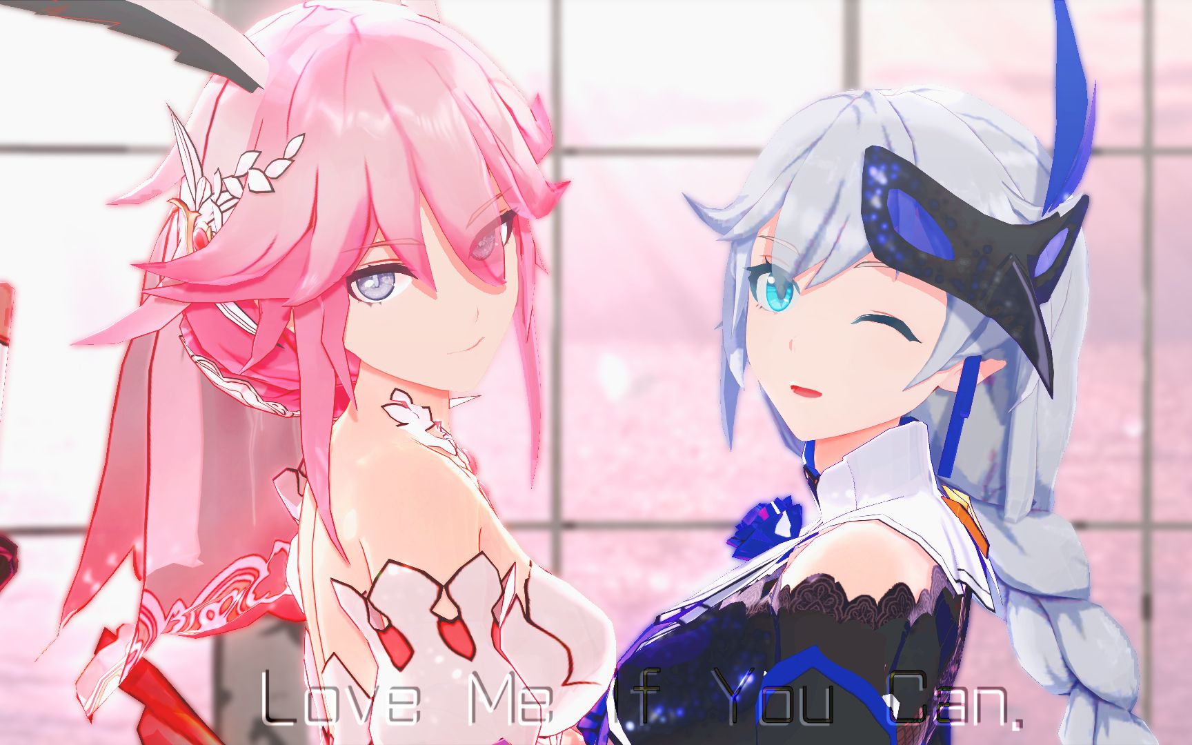 [图]【4月委托补档】Love Me If You Can ||卡莲&八重樱