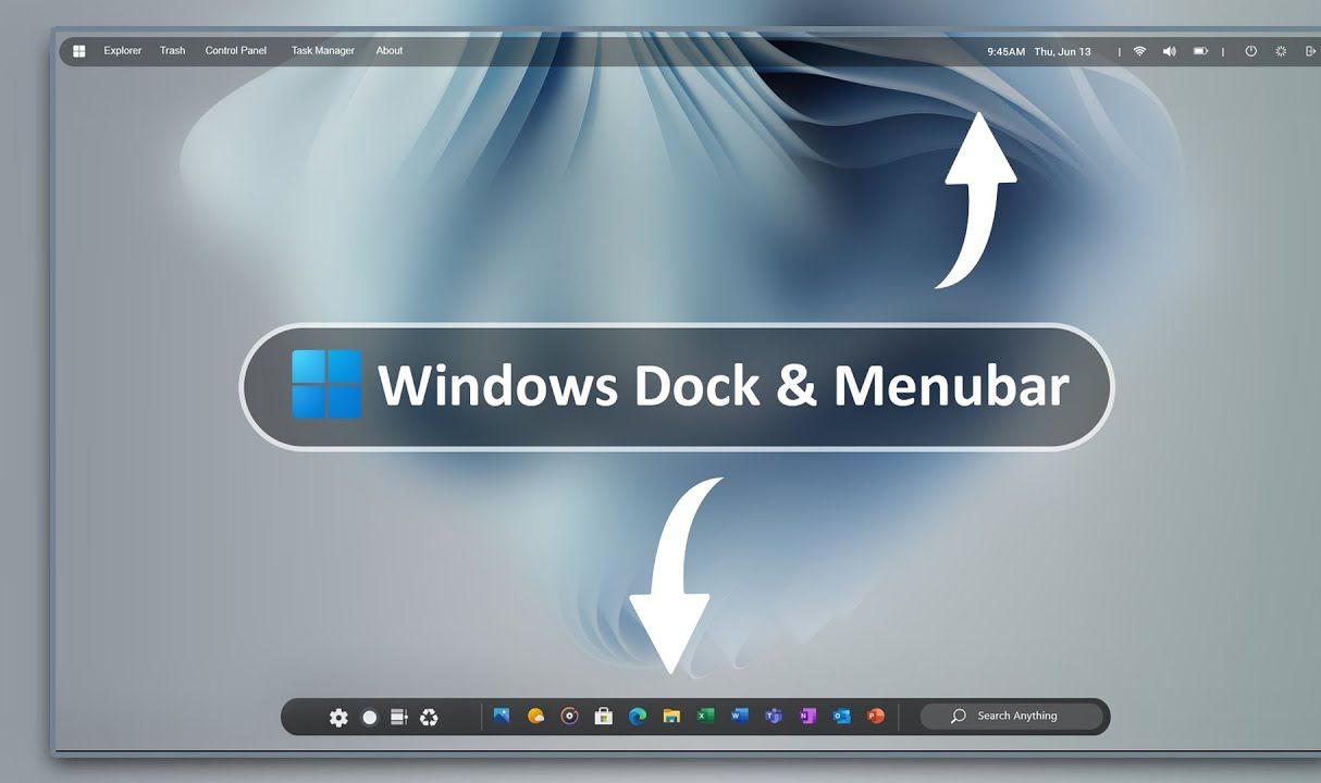 Windows Dock & Menu bar哔哩哔哩bilibili