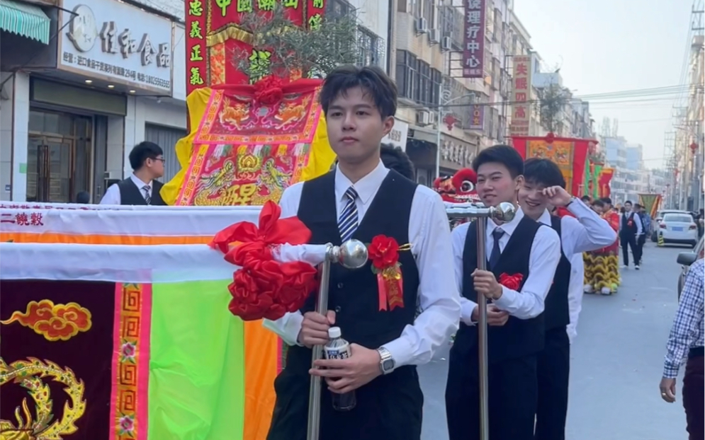 谷饶男标旗 #奉敬宋朝大元帅 十年一届#潮汕传统民俗 #潮汕营标旗