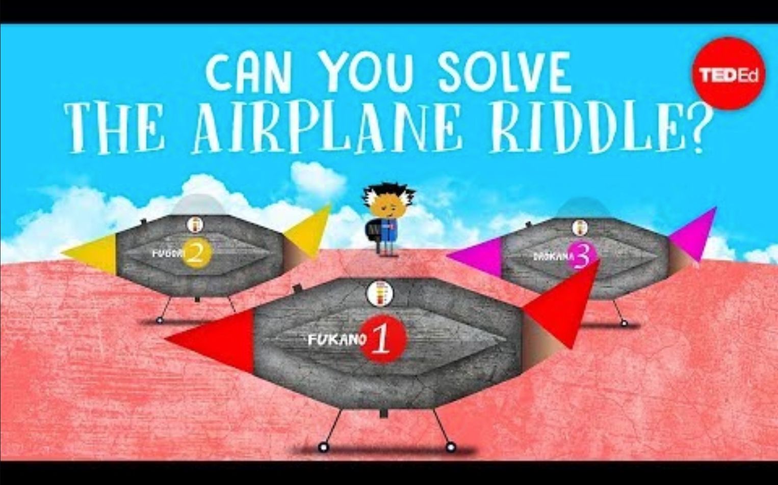 [图]【Ted-ED】飞行谜题：如何配合三架飞机环绕世界？The Airplane Riddle