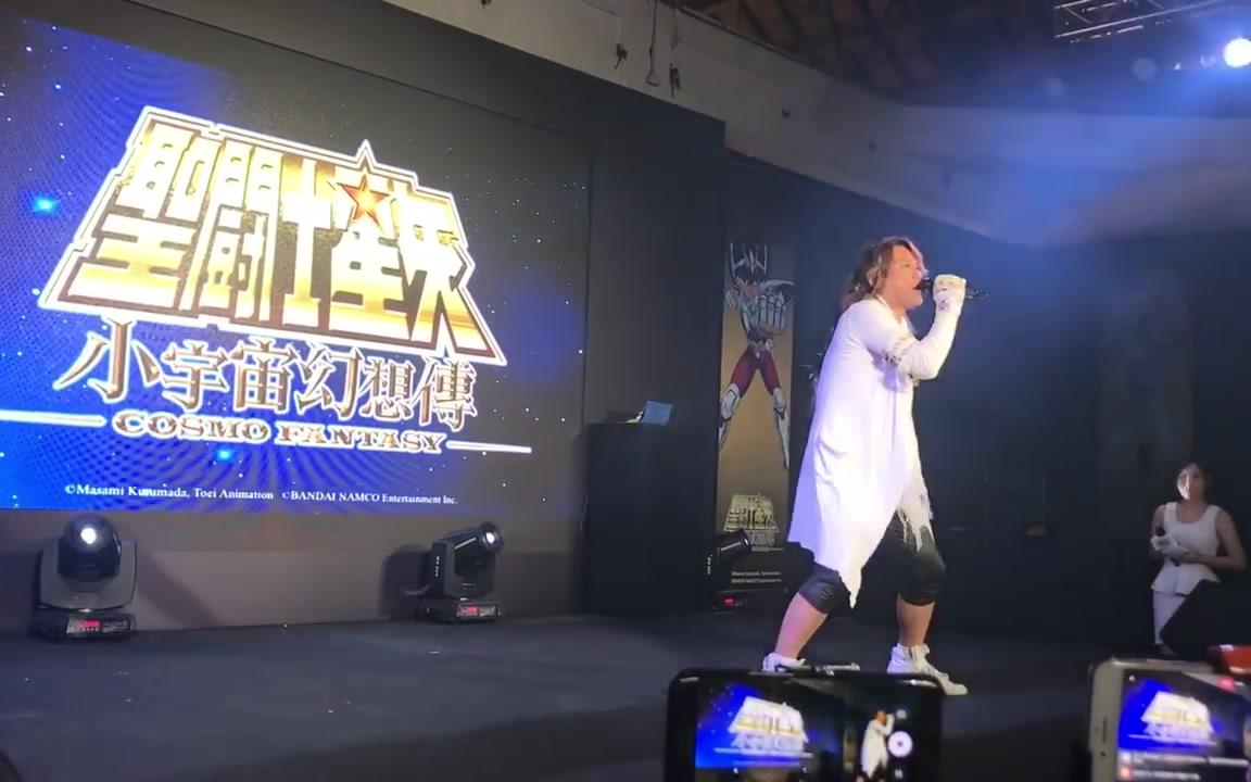 [图]《聖鬥士星矢》主題曲原唱「NoB」現場演唱「飛馬座的幻想」