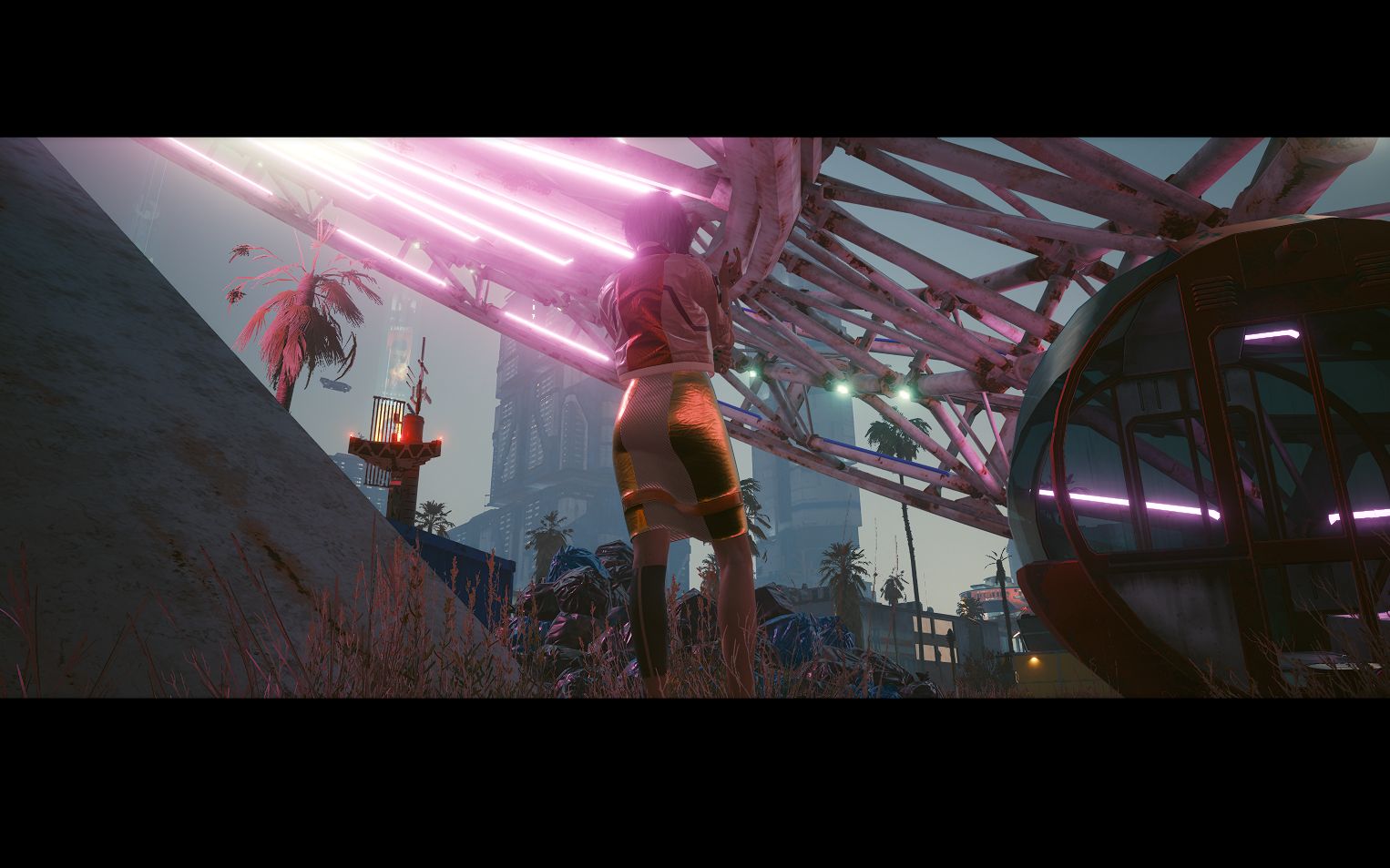 【赛博朋克2077】偏远位置传说物品(三层芳纶纺织中间人夹克短裙)