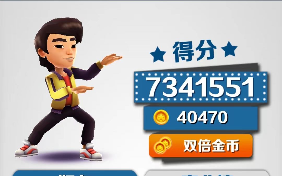 【地铁跑酷】新号怒跑730余万分