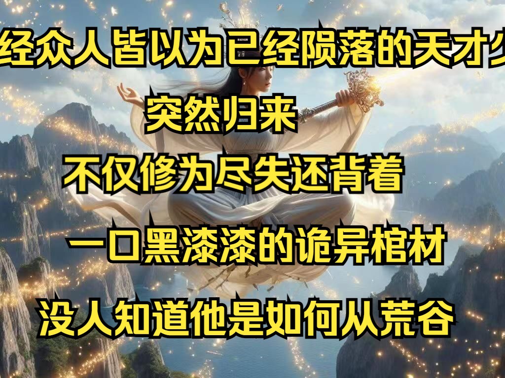 曾经众人皆以为已经陨落的天才少年,突然归来,不仅修为尽失还背着一口黑漆漆的诡异棺材,没人知道他是如何从荒谷哔哩哔哩bilibili