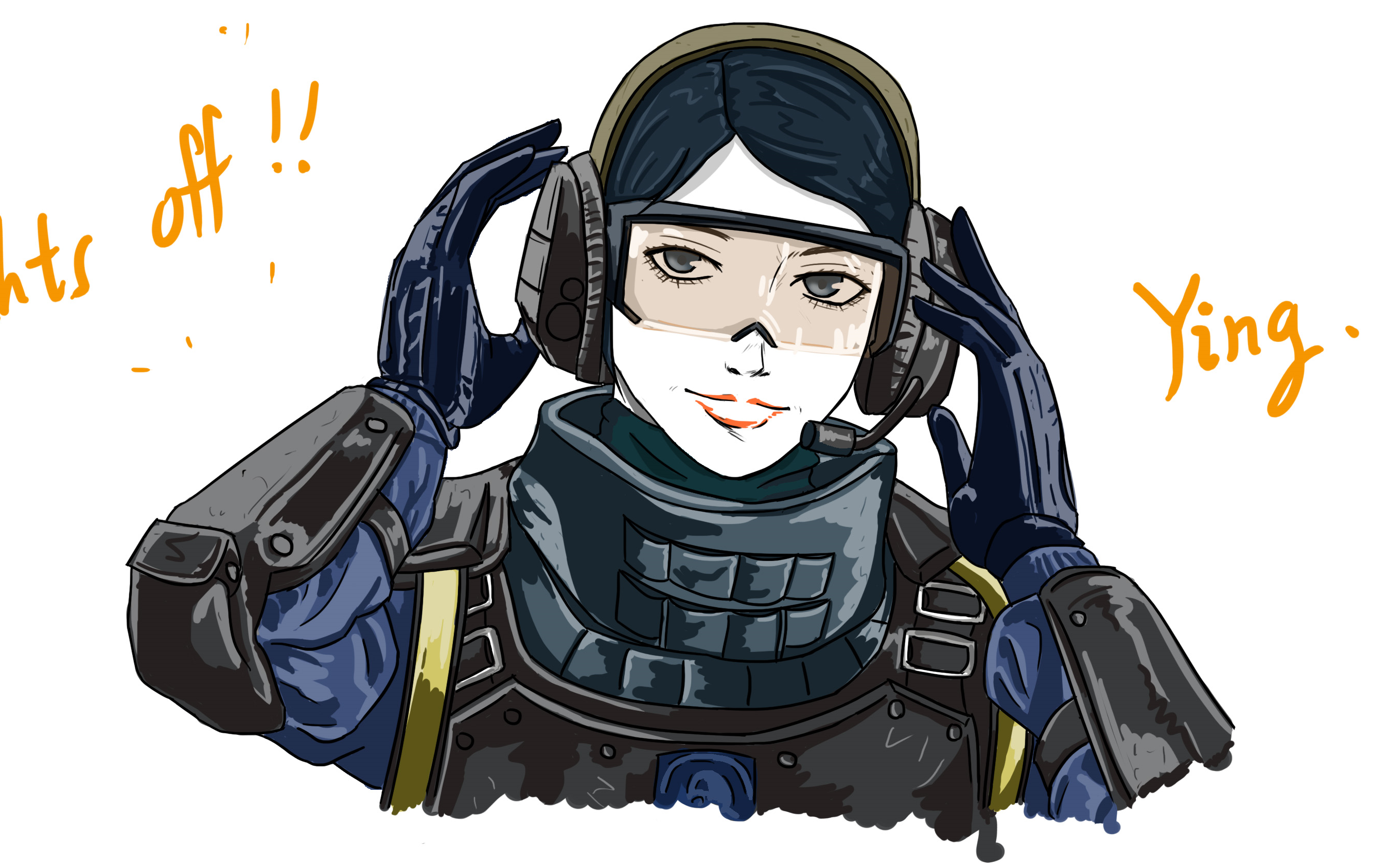 彩虹六号性感香港女干员竟当众玩手枪!