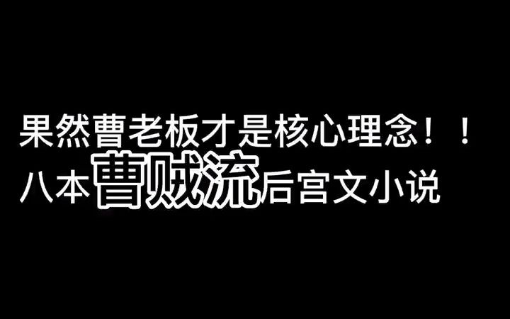 果然曹老板才是核心理念,八本曹贼流后宫文哔哩哔哩bilibili