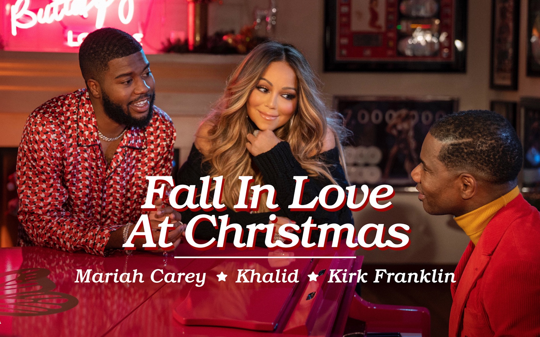 [图]【官方中字】Mariah Carey 圣诞新单 Fall In Love At Christmas MV今日上线！