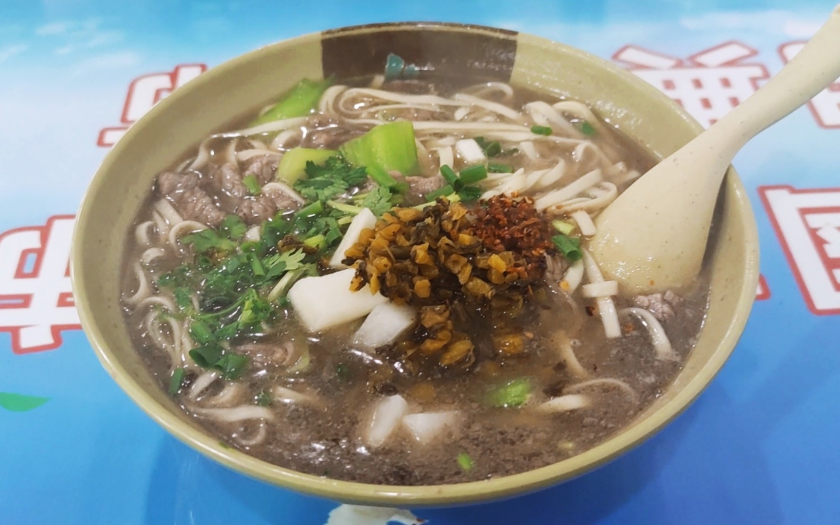 活动  试吃湖北大学桃李园的生烫牛肉面:爽!滑!粘牙!就是这个味儿!