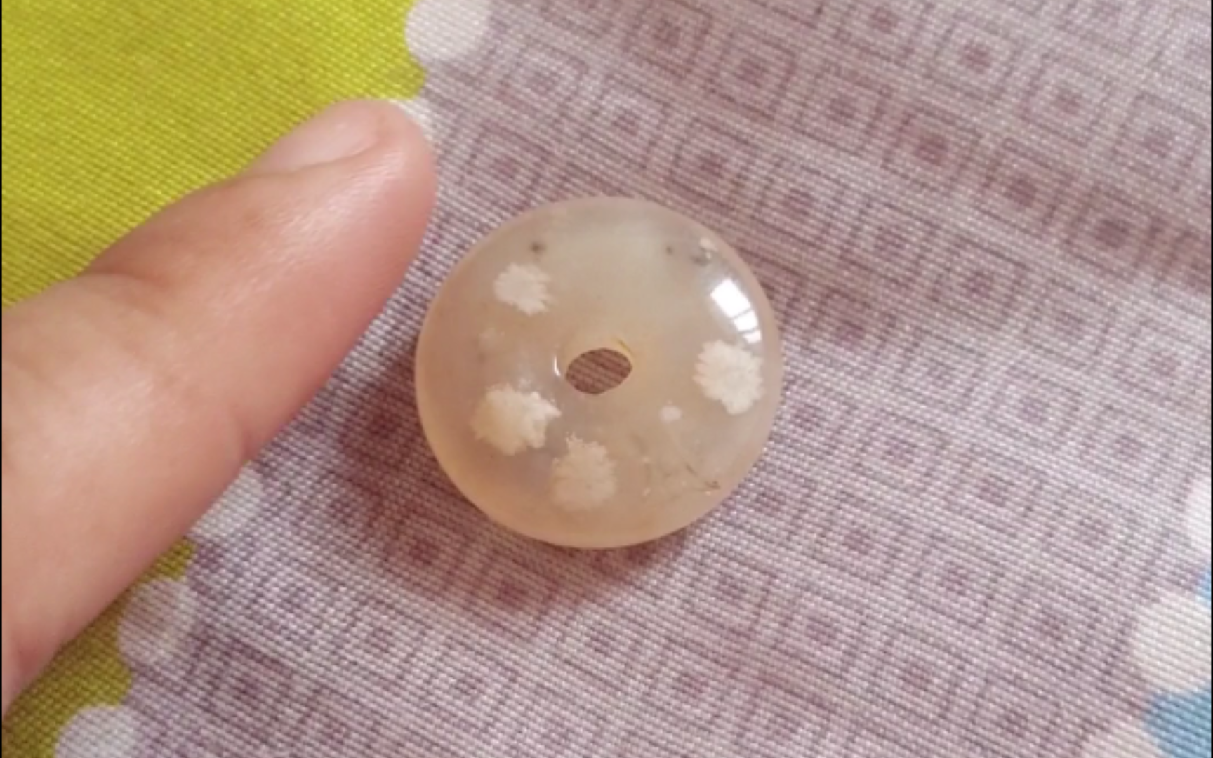 樱花玛瑙,平安扣,9号