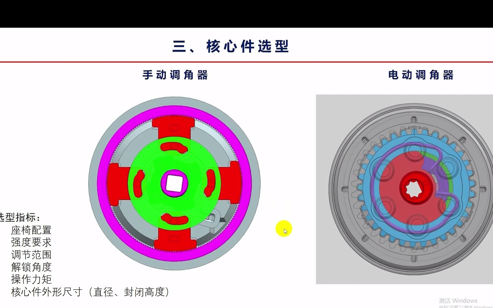 2.4 艺湾科技 catia汽车座椅研发设计 调角器设计流程分享哔哩哔哩bilibili