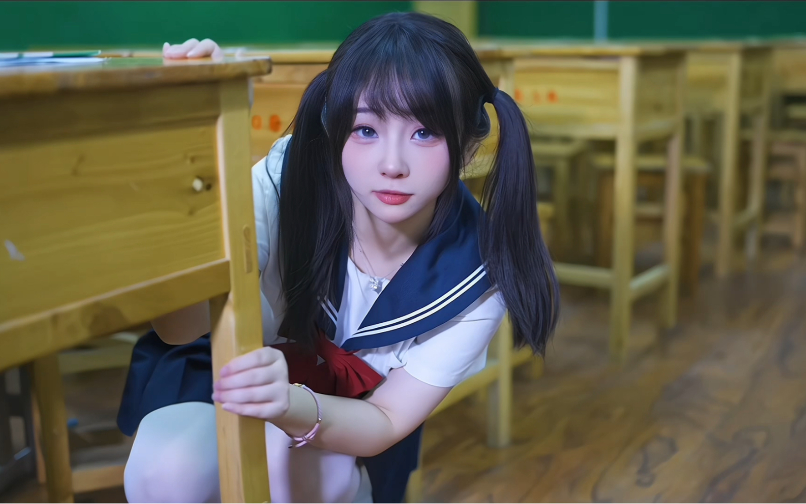 水手服日系少女