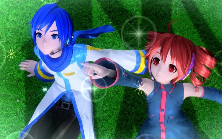 【ps4-pd ft】双子星【重音テト:公式服/kaito:v1】pv_哔哩哔哩_bili