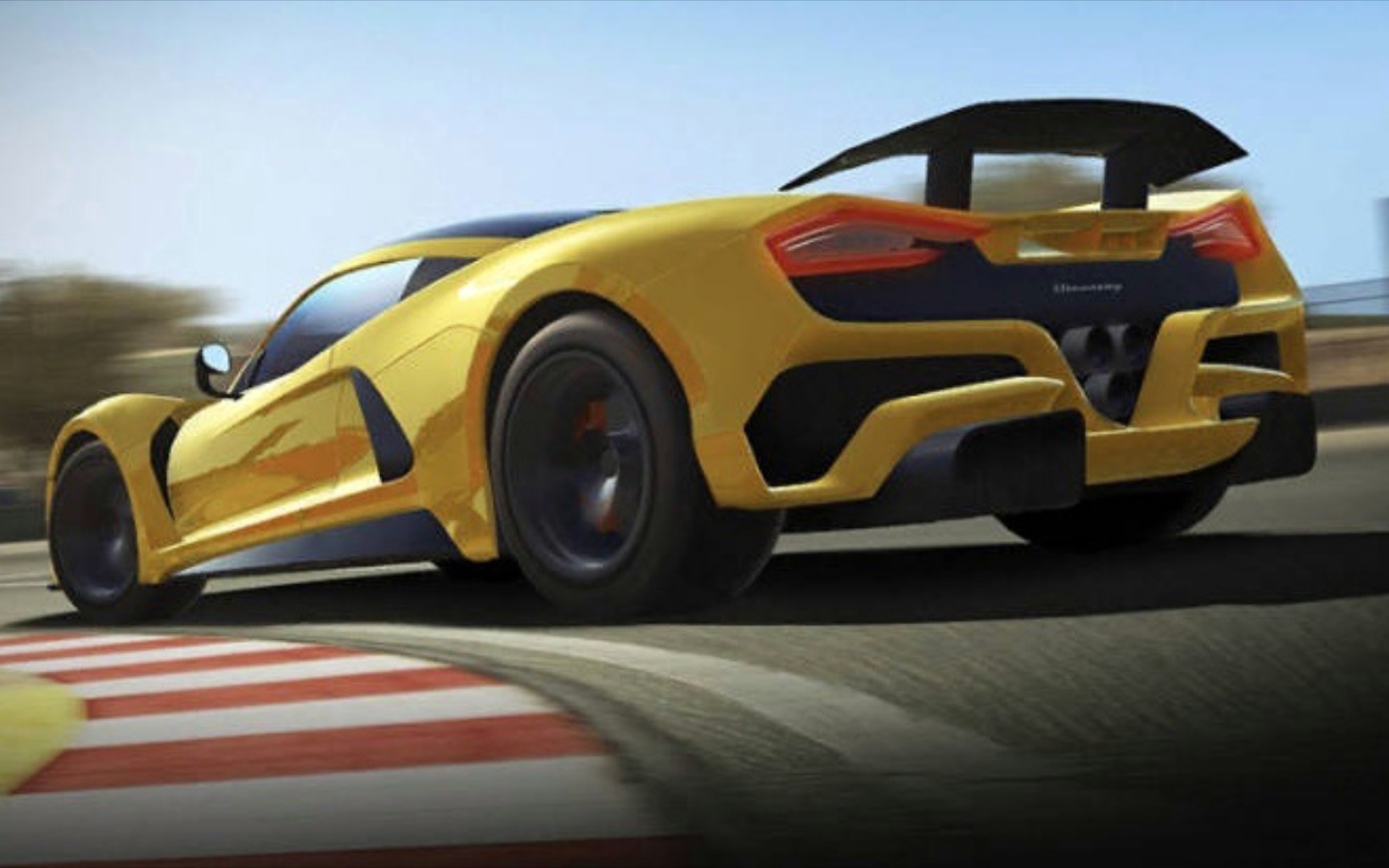 【真实赛车3】超1500马力量产车:轩尼诗venom f5 意大利蒙扎赛道刷圈