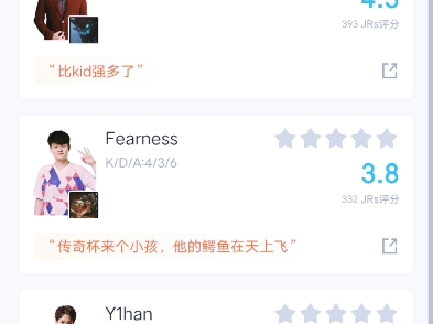 打个kid队闹麻了,虎扑评分现状