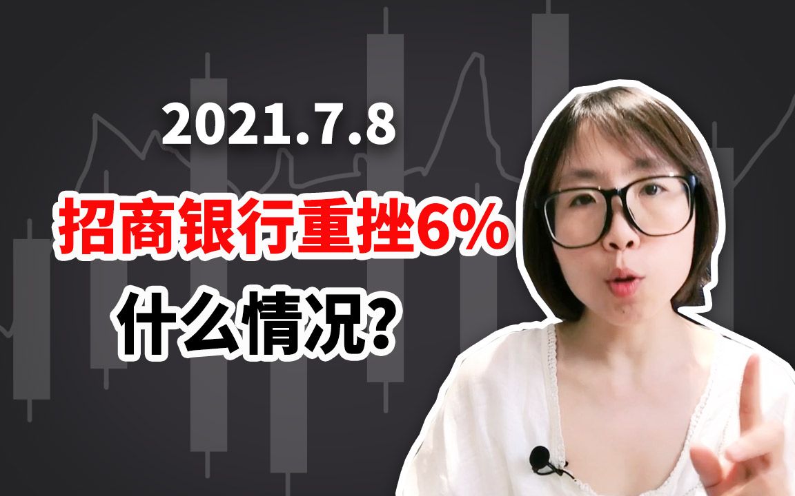 核心资产全面大跌,招商银行重挫6%,什么情况?哔哩哔哩bilibili