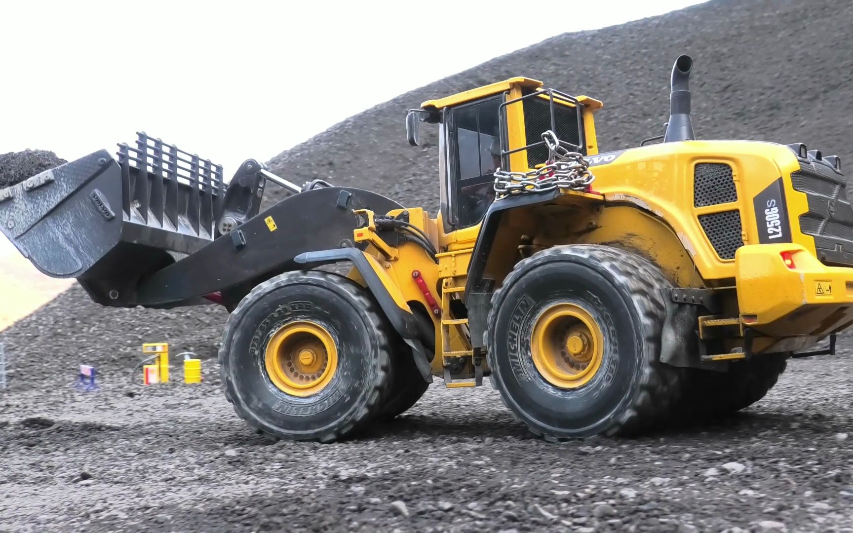 重型rc遥控车辆 强大的轮式装载机