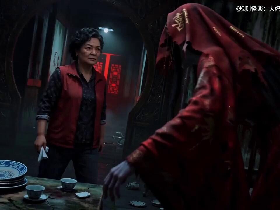 xb漫剧-sd-0709公司素材xww-规则怪谈：大妈专治各路厉鬼-原片- _哔哩哔