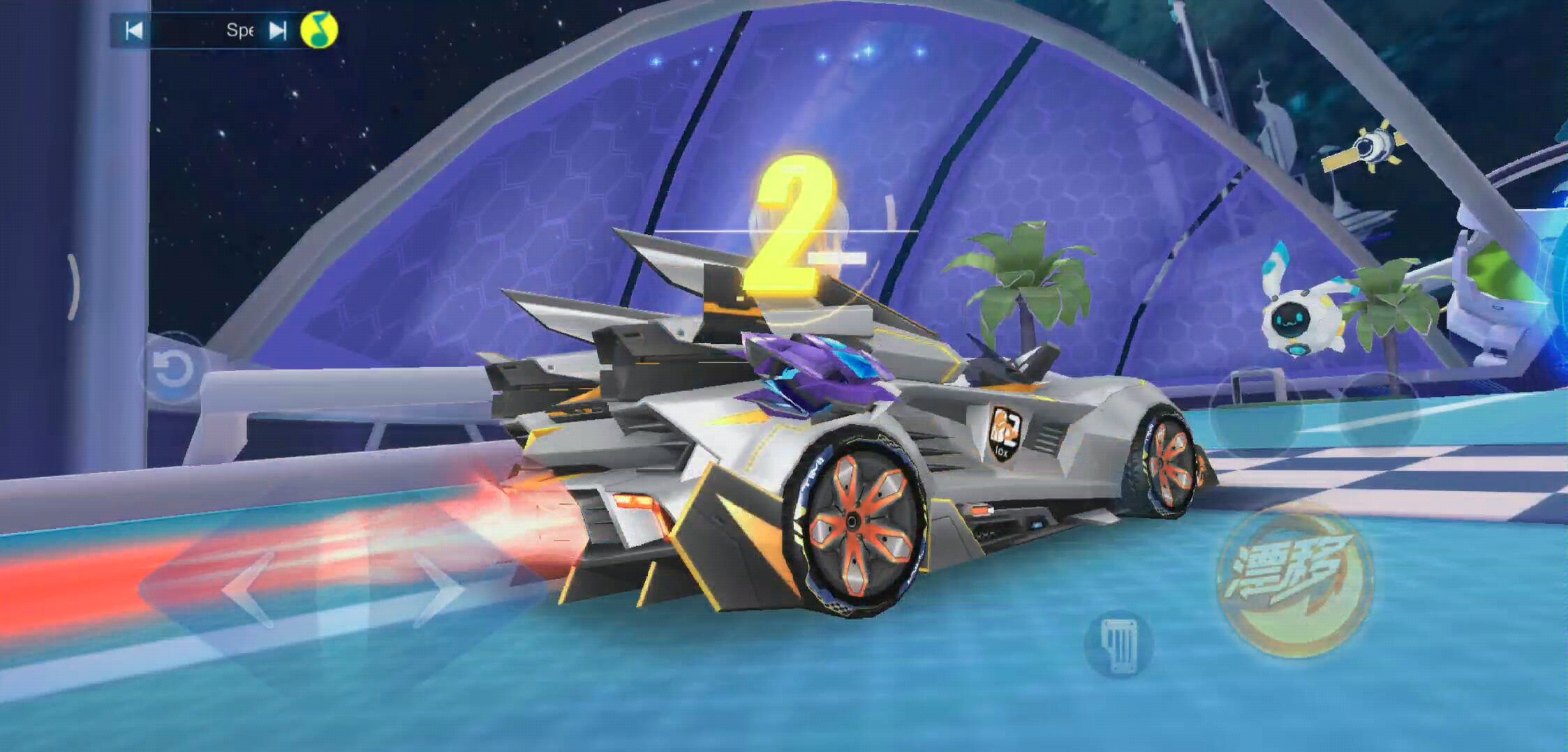 【qq飞车手游】极速空港最难七星图三分钟内跑法