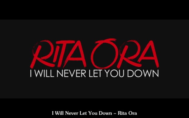 [图]《I Will Never Let You Down》Rita Ora