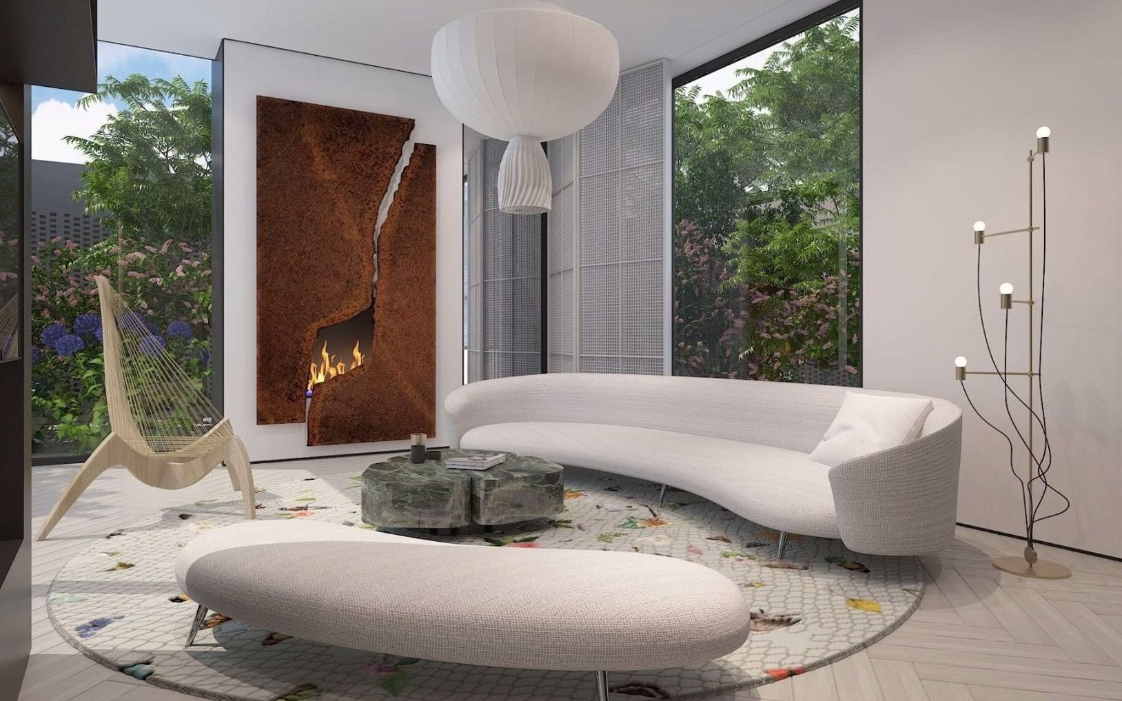 孟也作品九章别墅 #别墅案例 青龙湖别墅 孟也空间创意事务所 #知末