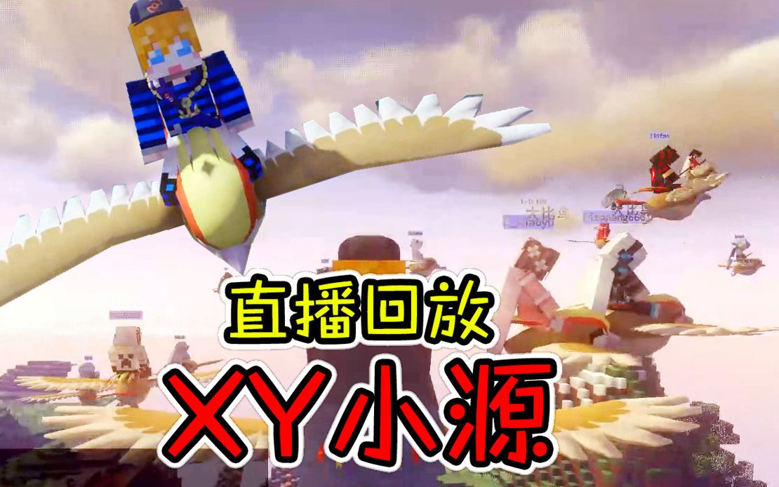 【xy小源】b站直播 精剪回放20200801我的世界神奇宝贝吃鸡模式