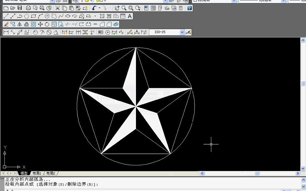 AutoCAD实例:正五角星的制作哔哩哔哩bilibili
