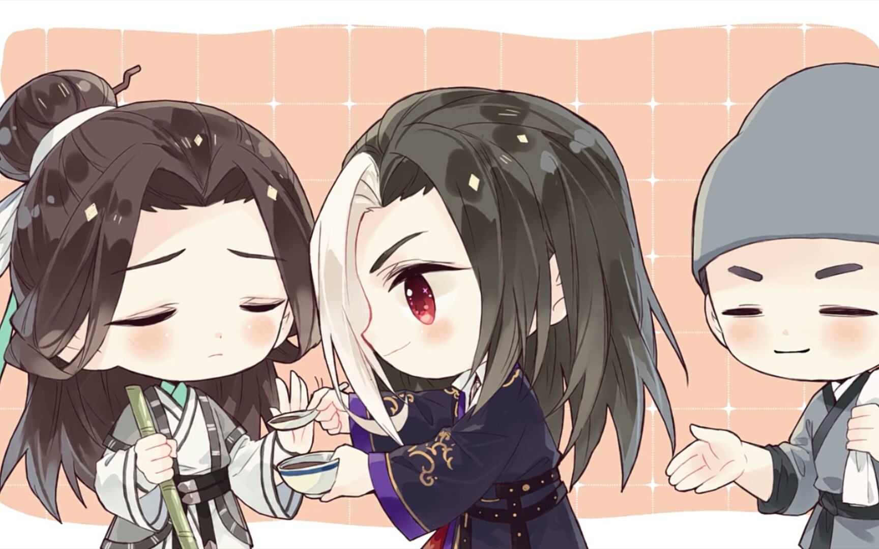 山河剑心小剧场:喂完药再擦擦嘴_哔哩哔哩_bilibili