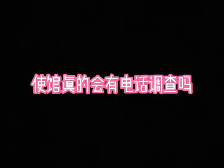 使馆真的会电调吗?哔哩哔哩bilibili