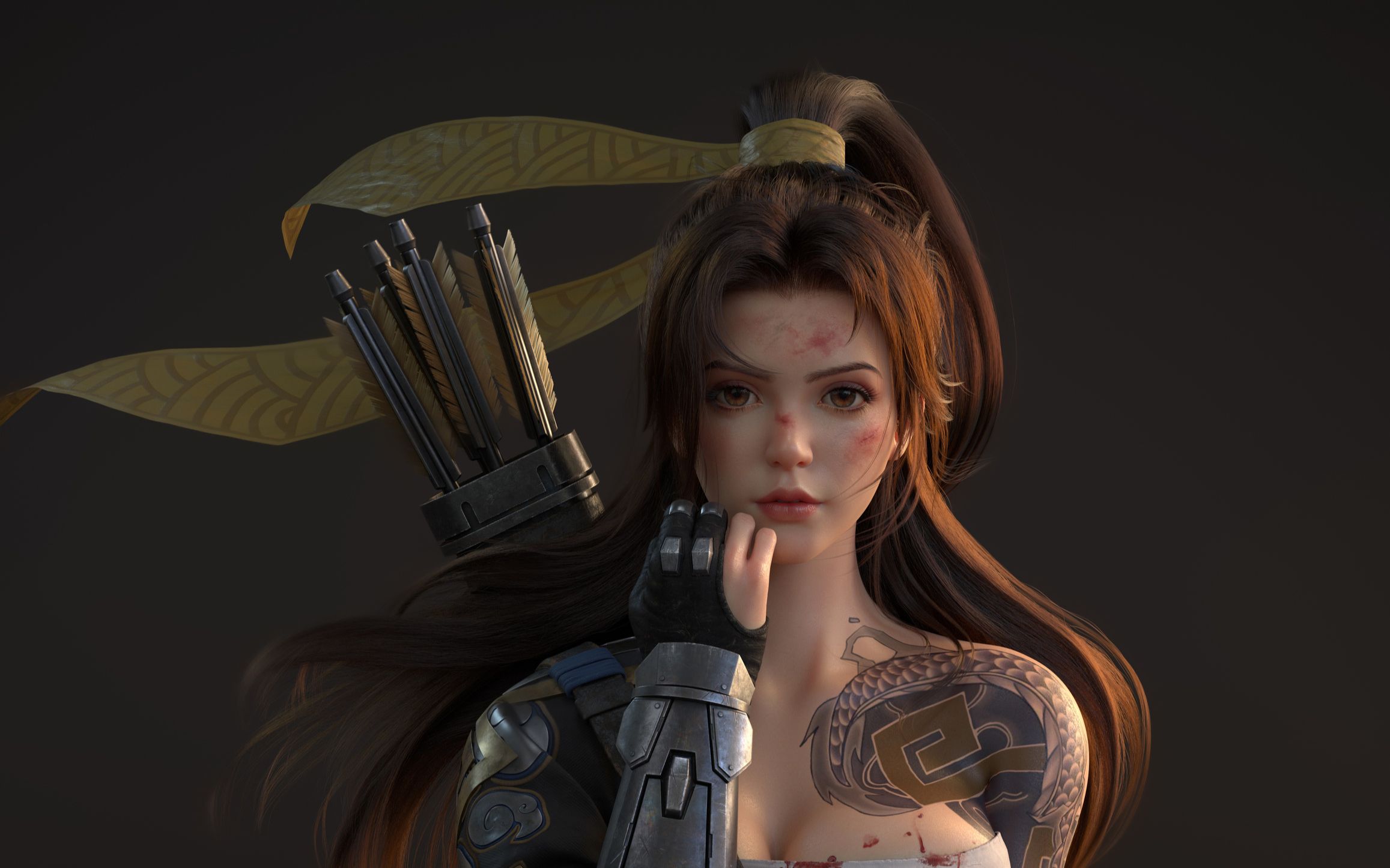 半藏打法鸡就一箭_ow