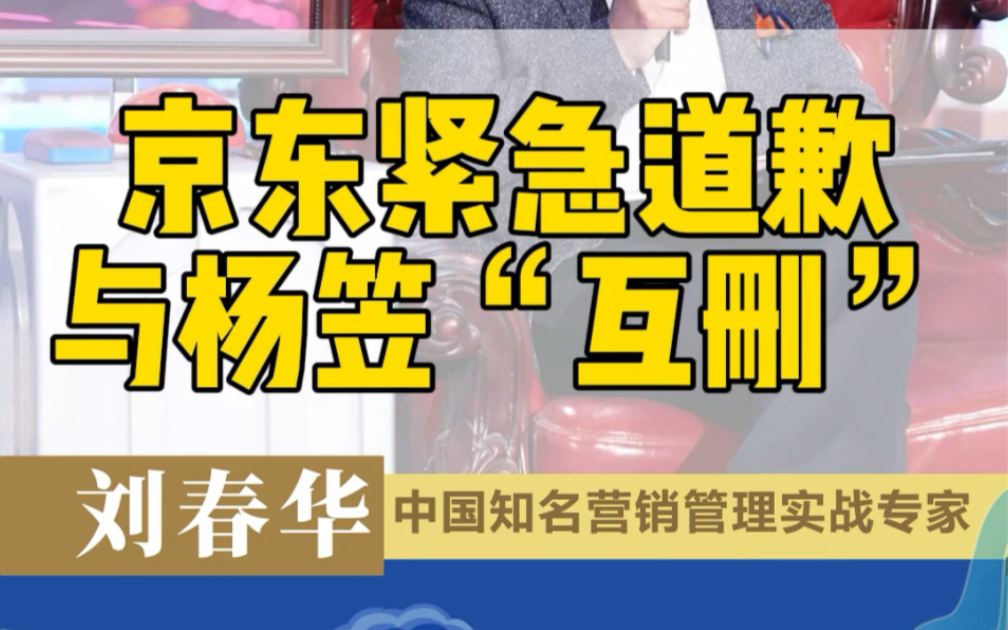 刘春华说品牌:京东选错了双十一代言人,赶紧危机公关.哔哩哔哩bilibili