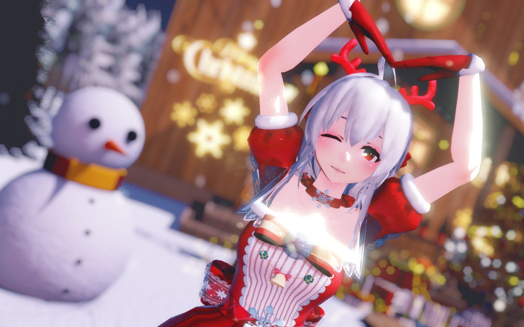 [图]【Haku/MMD/动作展示】❀Merry Christmas❀Feliz Navidad❀