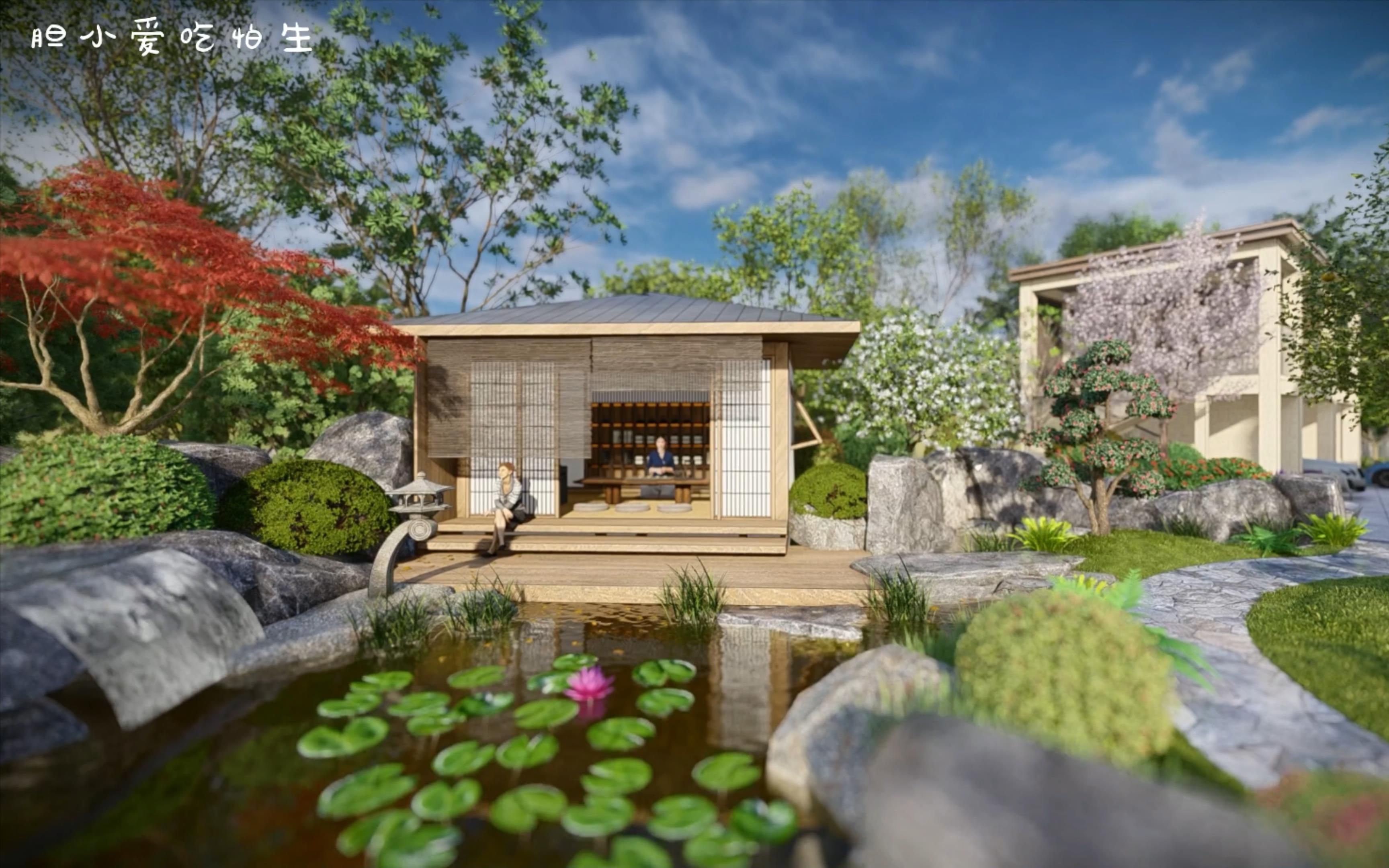 lumion10动画——日式庭院