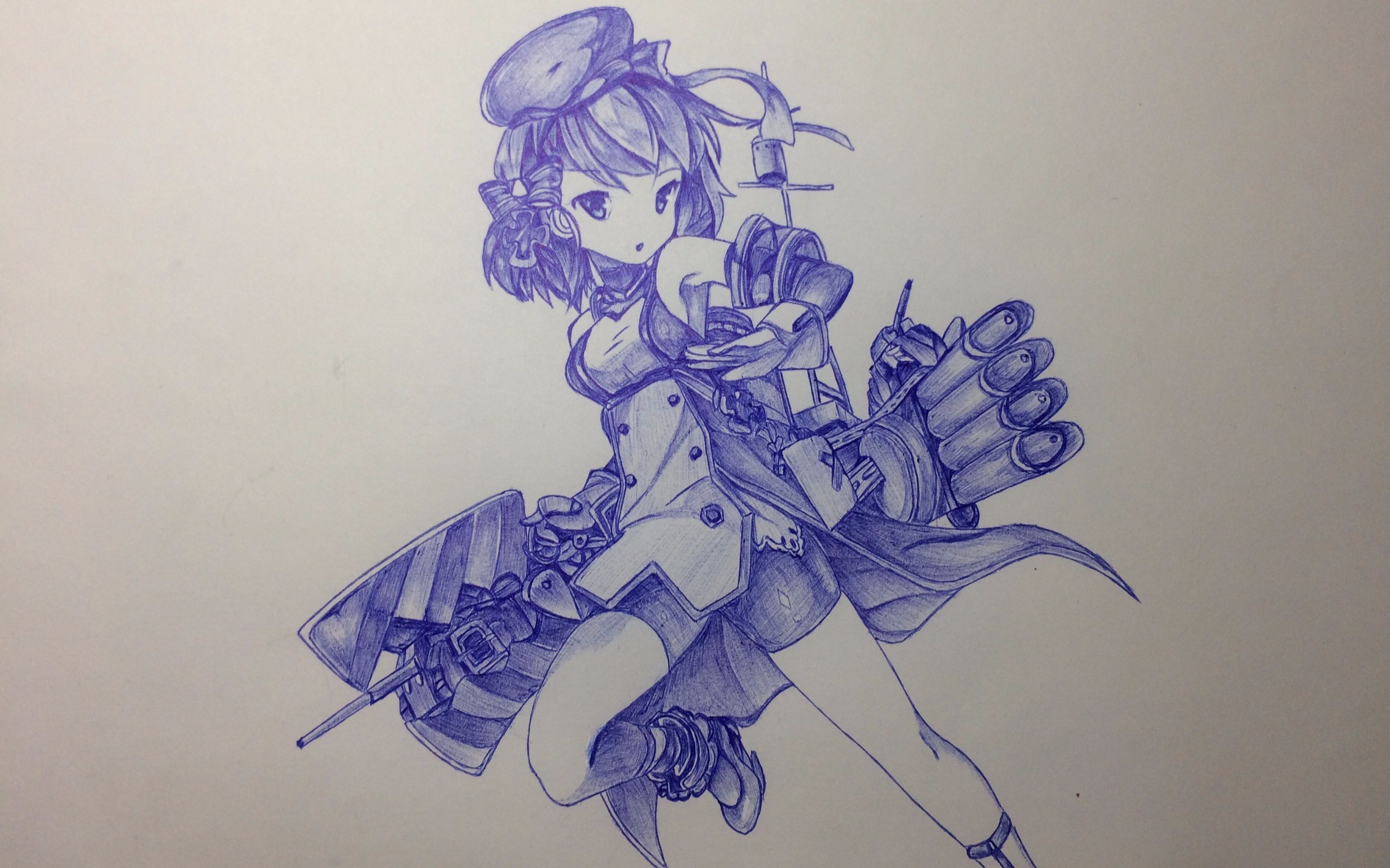 【圆珠笔画】《碧蓝航线》-z23驱逐舰