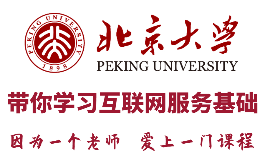 北京大学带你快速学会互联网基础,零基础入门到精通实战!(下)哔哩哔哩bilibili