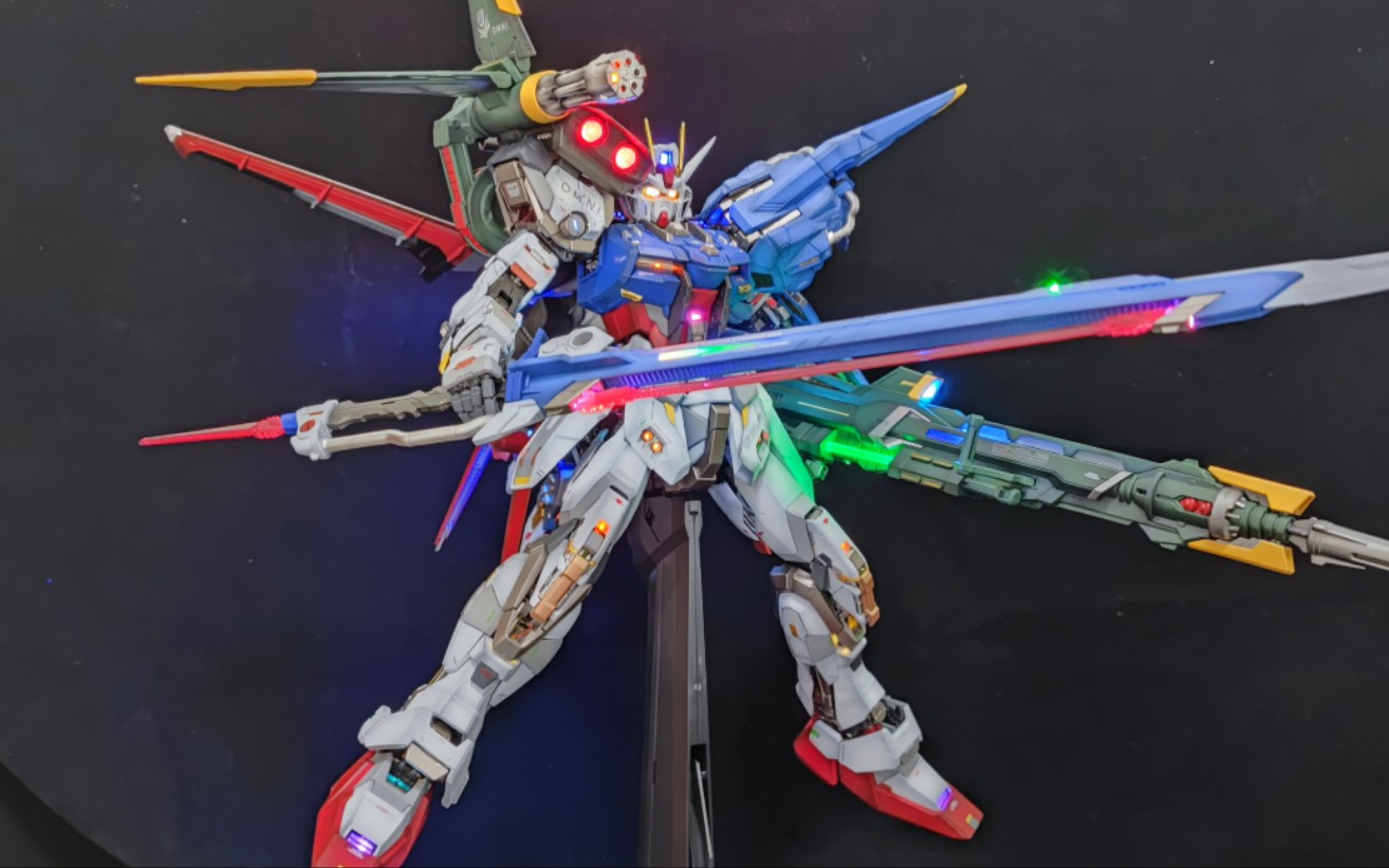 pg完美强袭,终于完工!来看看带灯的强袭吧