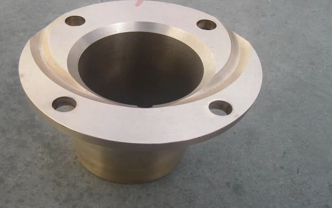 圆锥破碎机配件水平法兰套,铜套锡青铜