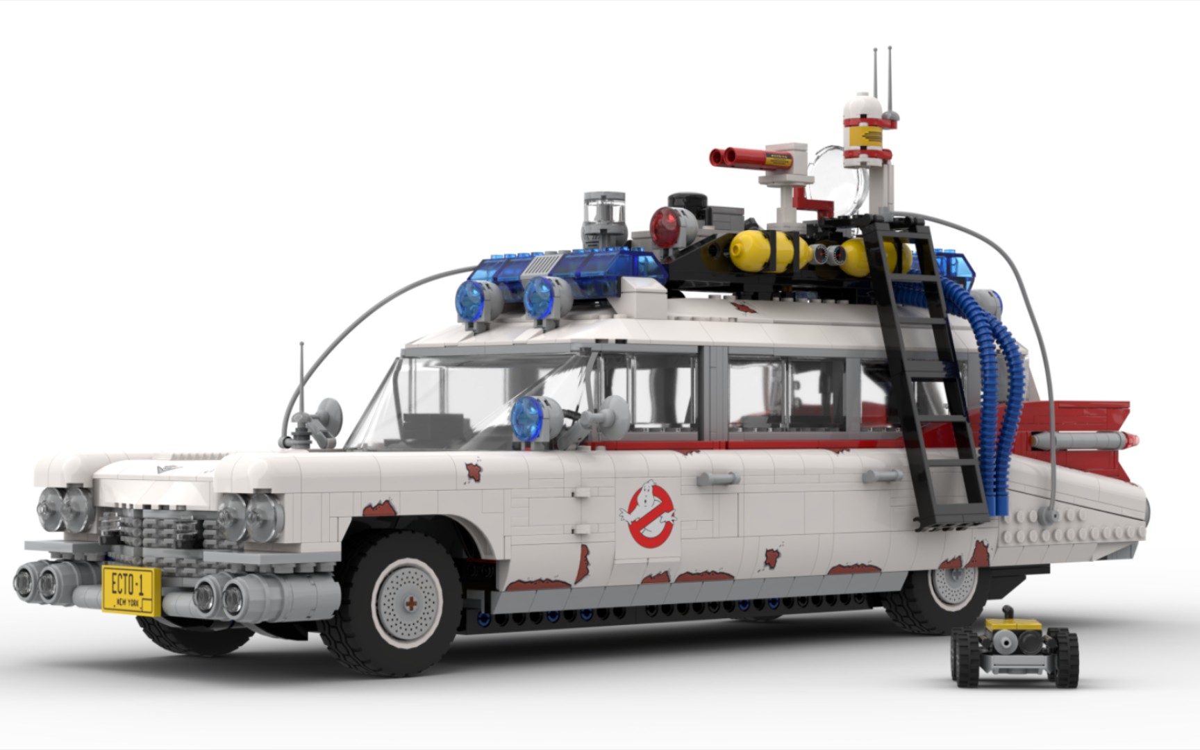 studio搭建乐高10274捉鬼车