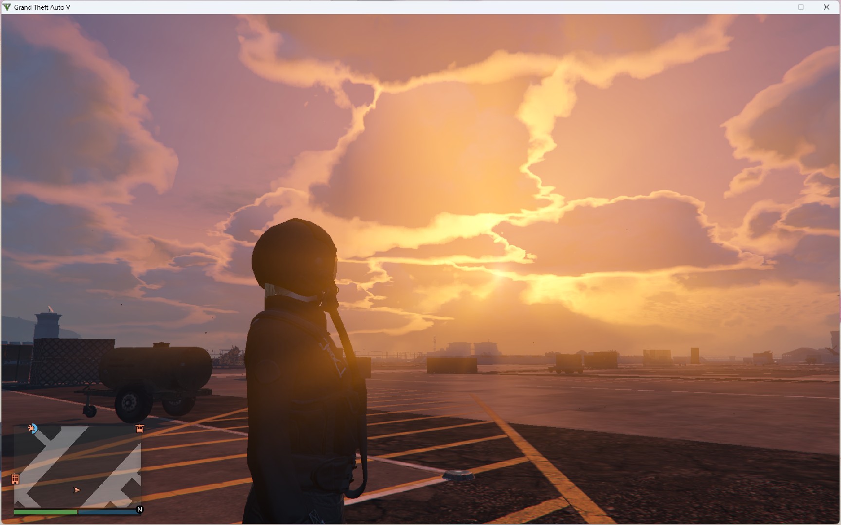 【夕阳下的洛圣都】很平静,很舒适,很美!