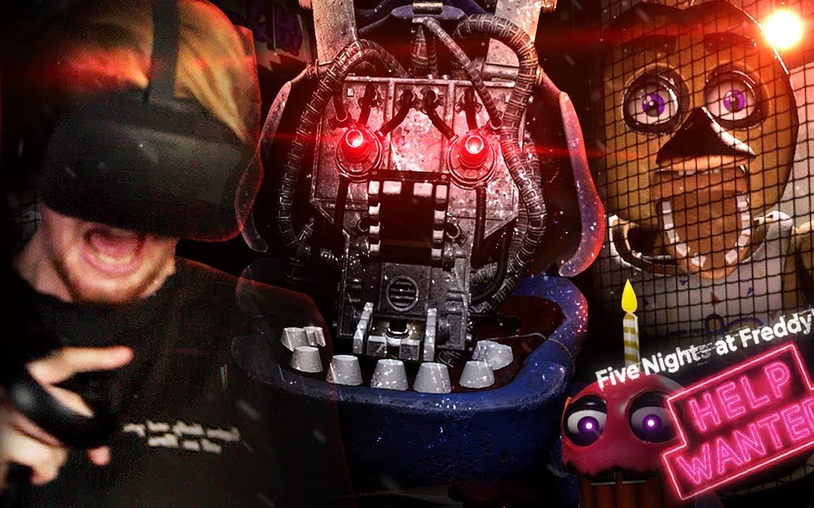 【FNAF:VR】玩具熊的五夜后宫出官方VR啦!又要吓死人啦!哔哩哔哩bilibili