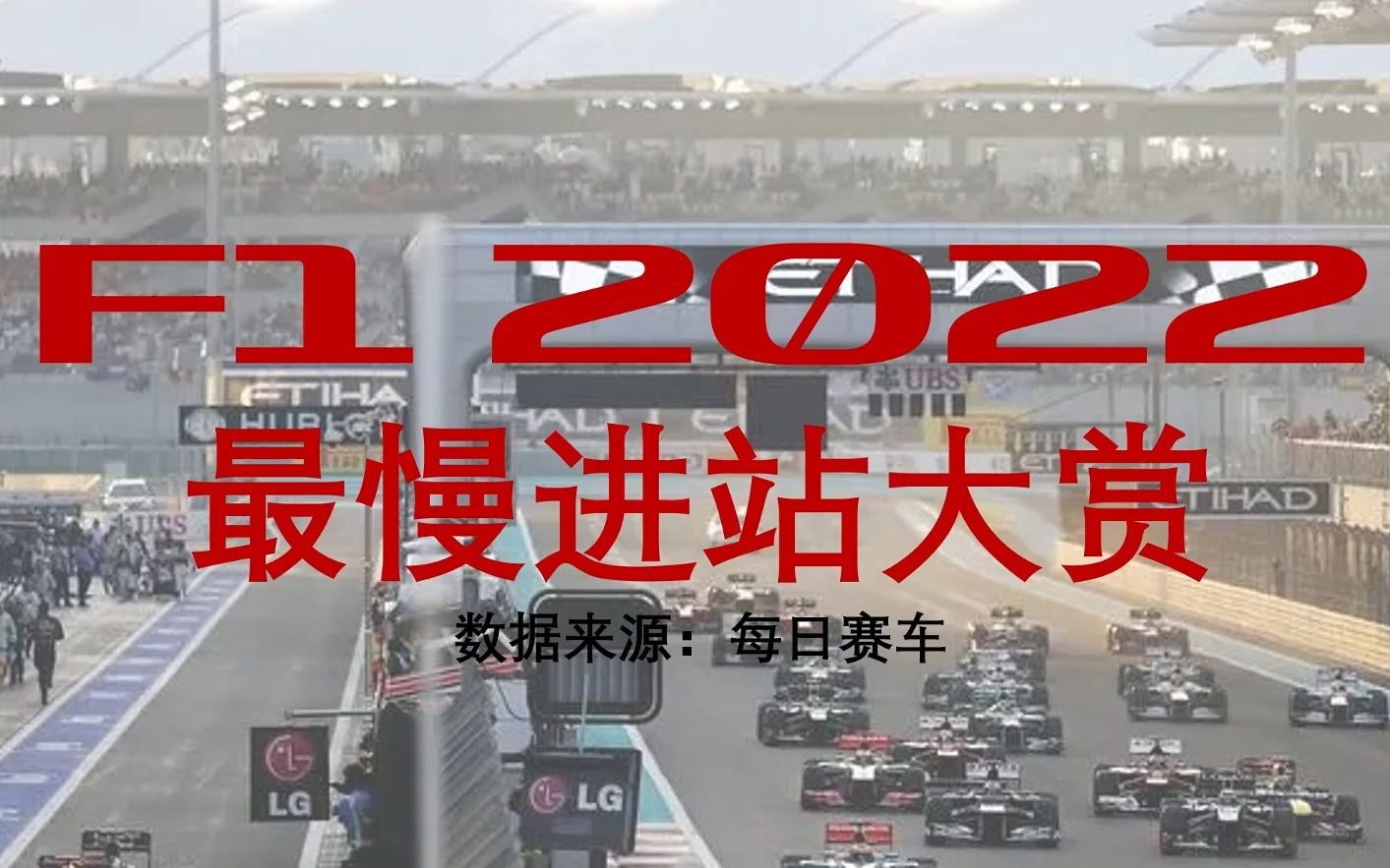 [图]F1 2022赛季 十大最慢进站大赏（五星体育版）